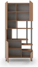 Libreria color mattone 84x175 cm Perla - Marckeric
