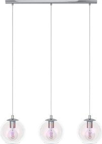 Eglo 901919 - Lampadario a sospensione ARISCANI 3xE27/60W/230V cromo lucido
