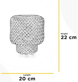 ONLI - Lampada da tavolo BAMBOO 1xE27/22W/230V bambù