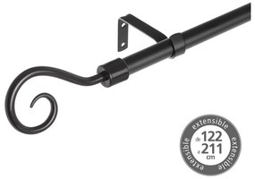 Mantovana estensibile in metallo 122 - 211 cm - Casa Selección