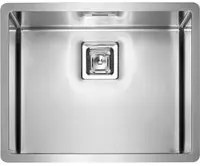 Lavello PYPER 57X45X25 1 vasca ACCIAIO INOX SOTTOTOP 015306.X0.01.2063