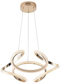 Lampadario LED a sospensione con filo LED/24W/230V 3000K 50x120 cm