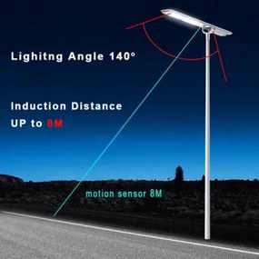 Lampione Stradale Solare 6000 Lumen
