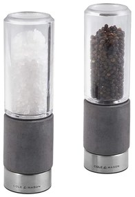 Cole&Mason - Set di macina sale e pepe REGENT CONCRETE 2 pezzi cemento 18 cm
