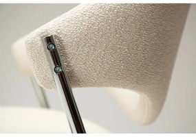 Sedia da pranzo color crema in imbottito Zone – DAN-FORM Denmark