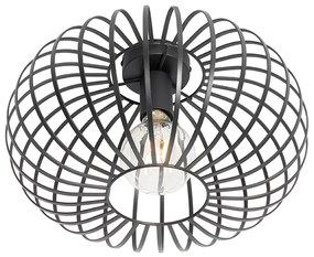 Plafoniera di design nera 39 cm - Johanna