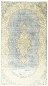 Vintage Tappeto 250x140 Nero (Iran) Annodato A Mano