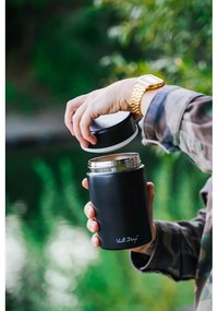 Termos da viaggio nero per il pranzo Fuori, 500 ml - Vialli Design