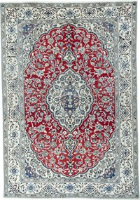 Nain Tappeto persiano 200 x 290 Rosso (Iran) Annodato A Mano