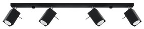 Luce Spot MERIDA 4xGU10/40W/230V nero