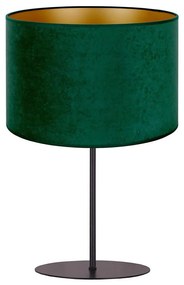 Duolla - Lampada da tavolo ROLLER 1xE14/15W/230V diametro 20 cm verde scuro/oro