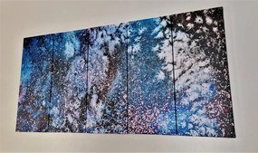 Quadri 5 pezzi – Astrazione da acquerello