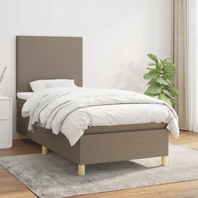 Giroletto A Molle Con Materasso Tortora 100x200 Cm İn Tessuto /