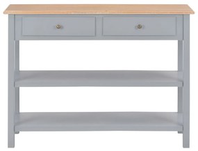 Credenza Grigia 110x35x80 cm in MDF