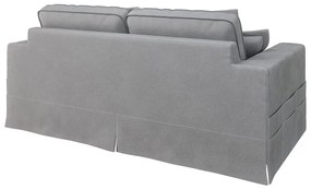 Divano grigio chiaro 196 cm Nora – Ropez