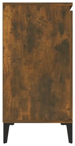 Credenza rovere fumo 104x35x70 cm in legno multistrato