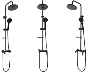 Set Doccia da incasso LUIS Black