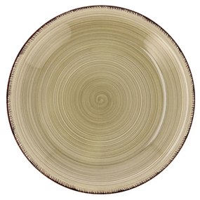 Piatto da Dolce Quid Natura Vita Ceramica Verde (19 cm) (12 Unità)