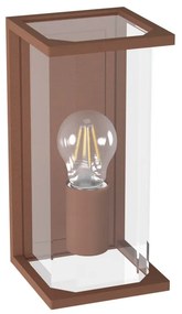 Applique Corten Mattone E27, IP54 per Esterni - Serie PRISM Base E27