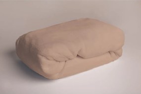 Lenzuolo in microflanella elasticizzata marrone 180x200 cm - Jerry Fabrics