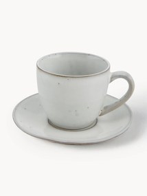 Tazza e piattino fatti a mano Nordic Sand