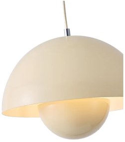 Lampadario a sospensione con filo 1xE27/15W/230V color crema