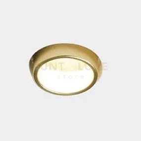 Rhodia faretto da incasso  cob 1 luce ottone a led  7w 3000k 614lm ...