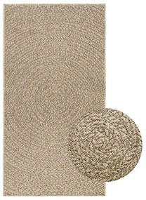 Tappeto Zızur Beige 80x150 Cm Aspetto Iuta Interni Ed Esterni /