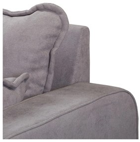 Divano grigio 193 cm Beata - Ropez