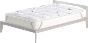 Topper Singolo Trapuntato 300 gr/mq con Elastici Air Traspirante Bianco...