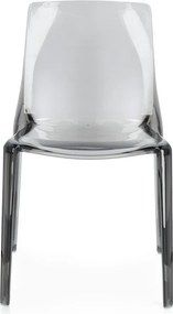 Sedia da esterno grigia in plastica Adele – Bizzotto