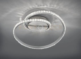 Rubin plafoniera led 19w 2100lm, 3000k alluminio satinato effetto c...