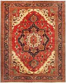 Heriz Tappeto 500 x 400 (Iran) Annodato A Mano
