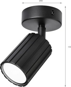 Brilagi - Faretto CRISPINA 1xGU10/10W/230V nero