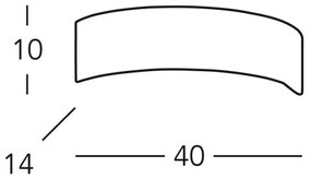 Kolarz 0291.61 - Applique ARCO 1xG9/48W/230V