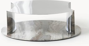 Tavolino da salotto rotondo XL con base in marmo Kerrington