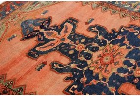 Antik Stilizzato Salmone Blu 175x185 Cm