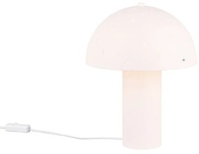 Lampada da tavolo bianca (altezza 32,5 cm) Seta - Trio