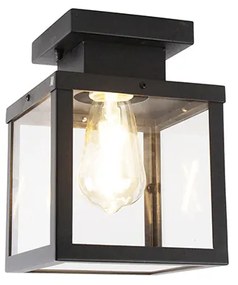 Lampada da soffitto per esterni industriale nera incl. ST64 Wifi - Rotterdam