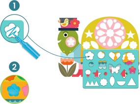 Gioco d'arte - Animali da colorare secondo il modello