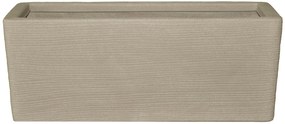 Fioriera SHABBY in polietilene beige H 30 cm L 79 x P 35 cm