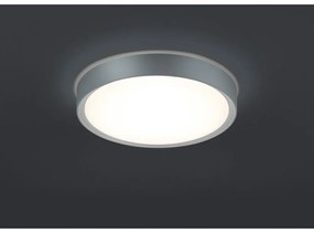 Plafoniera LED in argento ø 33 cm Clarimo - Trio