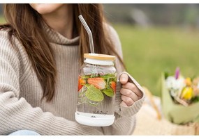 Barattolo con cannuccia 600 ml Fuori – Vialli Design