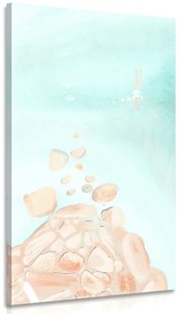 Stampa su tela – Donna sul mare aperto