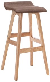 Sedia Da Bar Grigio Talpa İn Tessuto /