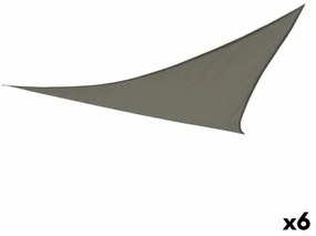 Vele parasole Aktive Triangolare Grigio 360 x 0,5 x 360 cm (6 Unità)