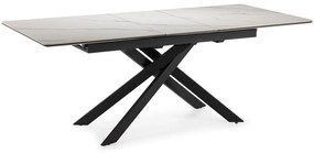 Tavolo da pranzo allungabile con piano aggiuntivo in ceramica 89,5x160 cm Belma - Marckeric