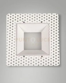 Kris incasso quadrato a raso bianco 2700k 890lm 8w dimmerabile