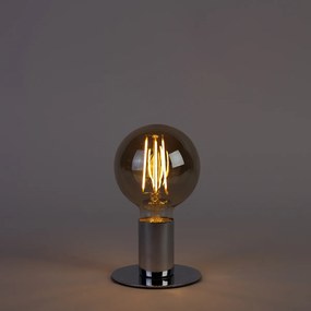 Set di 5 Lampadine LED dimmerabili a 3 livelli E27 G95 vetro oro 5W 380lm 2200K