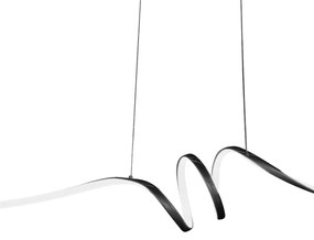 Lampadario LED a sospensione con filo LOOP LED/28W/230V nero